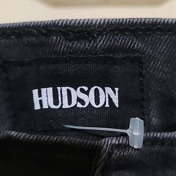 Hudson Mens Black Sartor Relax Skinny Jeans Size 36×28 - Picture 6 of 7